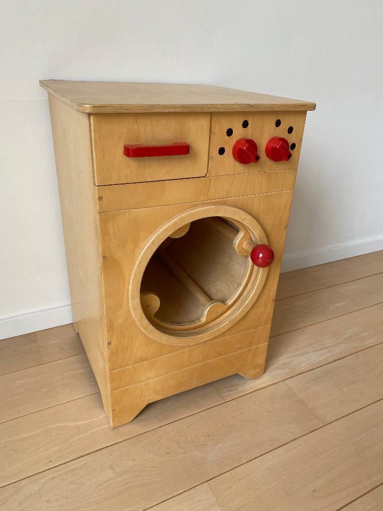 Van Dijk wasmachine, Kinderen en Baby's, Speelgoed | Houten speelgoed, Gebruikt, Meubelstuk of Keukentje, Ophalen