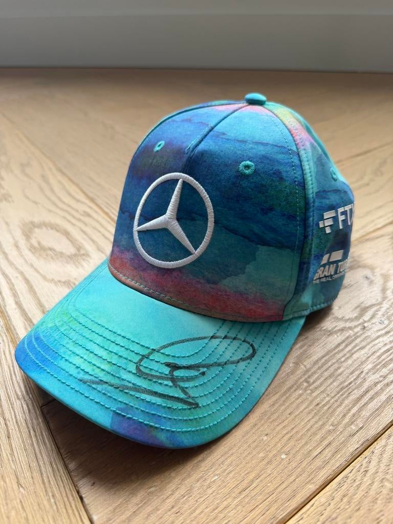 Pet gesigneerd door Lewis Hamilton, Miami 2022, Kleding | Heren, Verzenden, Nieuw, One size fits all, Pet