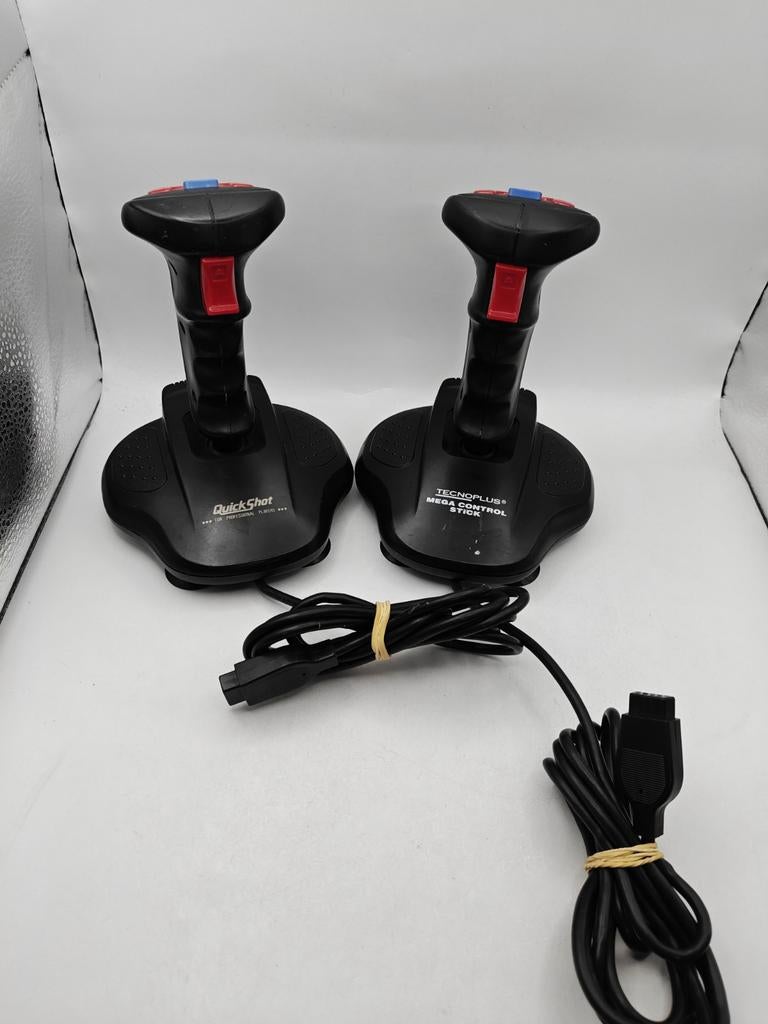 QuickShot joysticks Atari MSX Commodore 64 Amiga Enz., Spelcomputers en Games, ., 2 spelers, Ophalen of Verzenden, Zo goed als nieuw