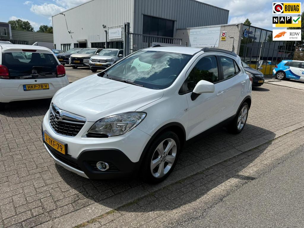 Opel Mokka 1.4 T Edition 4x4, Navi, NAP, APK 03-27, Euro 5, Gebruikt, 4 cilinders, Wit