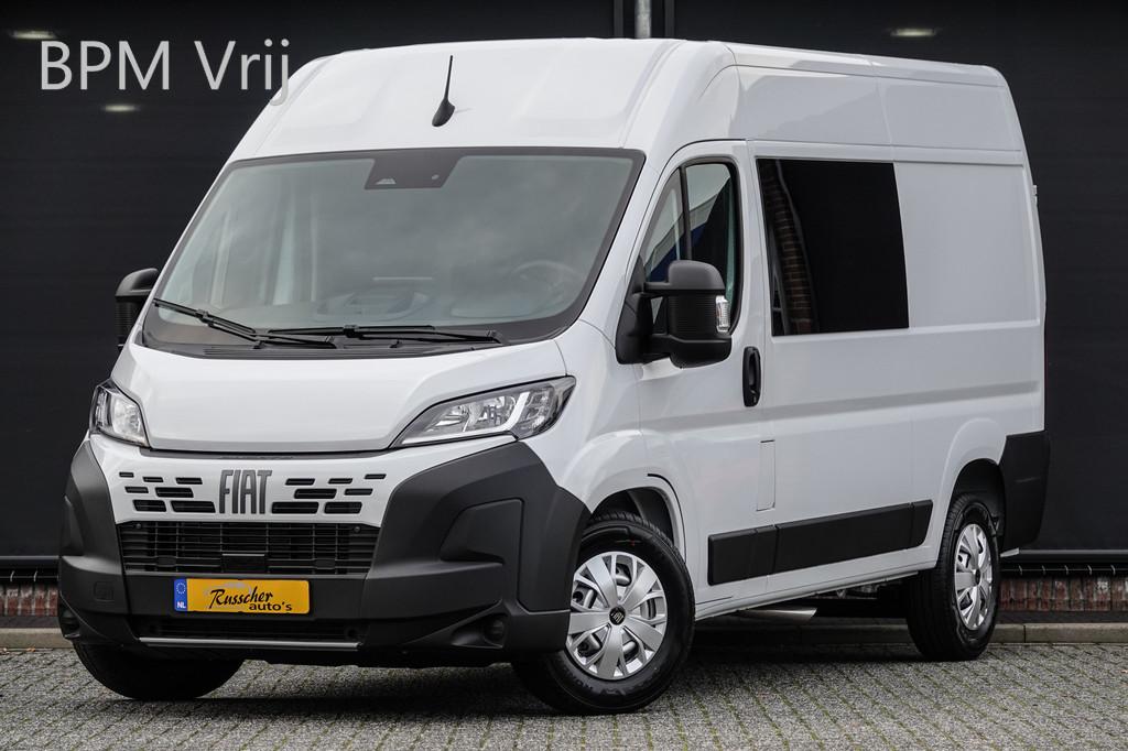 Fiat Ducato L2H2 2.2 MultiJet 140Pk Aut. | 35 | Dubbele cabi, 2033 kg, Stof, Gebruikt, Zwart
