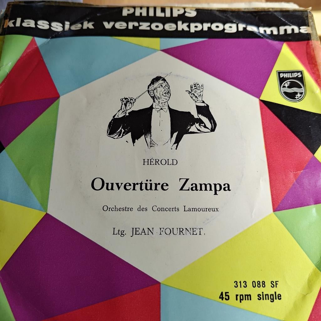 Hérold - Ouverture Zampa - Philips Klassiek Verzoekprogramma, Ophalen of Verzenden, Gebruikt, 7 inch