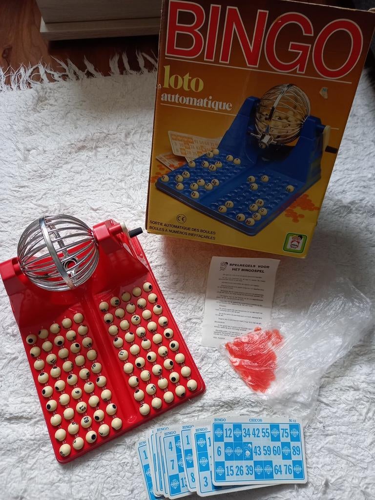 Leuk spel : Bingo  - incl doos, Ophalen of Verzenden, Gebruikt