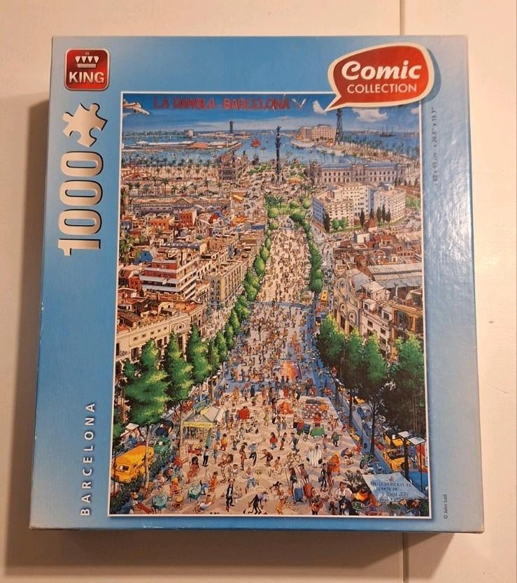Puzzel King Barcelona 1000 stukjes, Ophalen, 500 t/m 1500 stukjes, Gebruikt, Legpuzzel