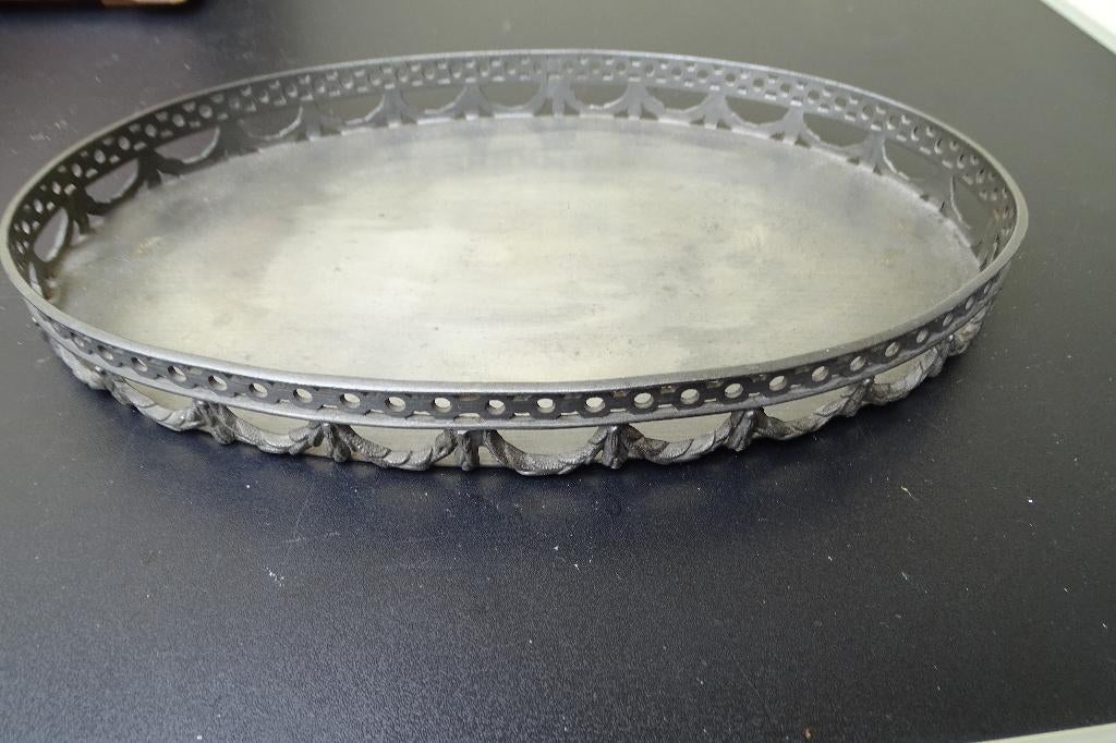 Schaaltje/dienblaadje tin, Antiek en Kunst, Antiek | Tin, Ophalen of Verzenden