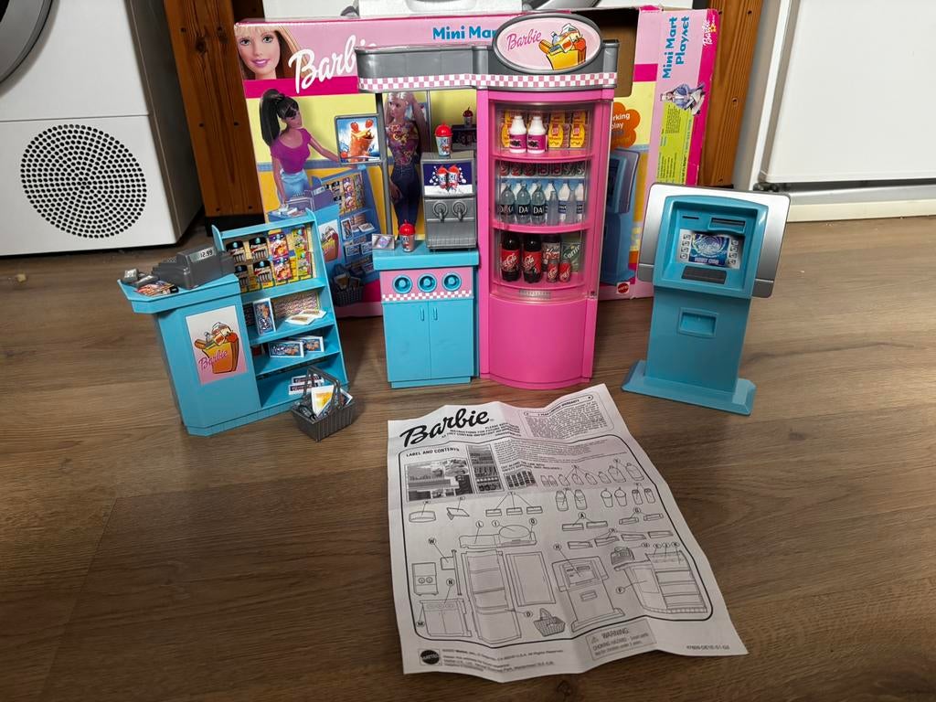 Barbie mini winkel, compleet, Ophalen of Verzenden, Zo goed als nieuw, Barbie