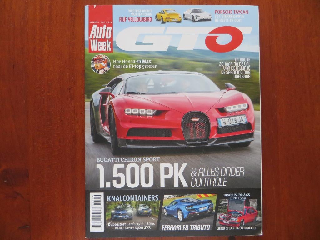 GTO 4 2019 Bugatti Chiron Sport, Ruf Yellowbird, Porsche, Ophalen of Verzenden, Nieuw, Porsche