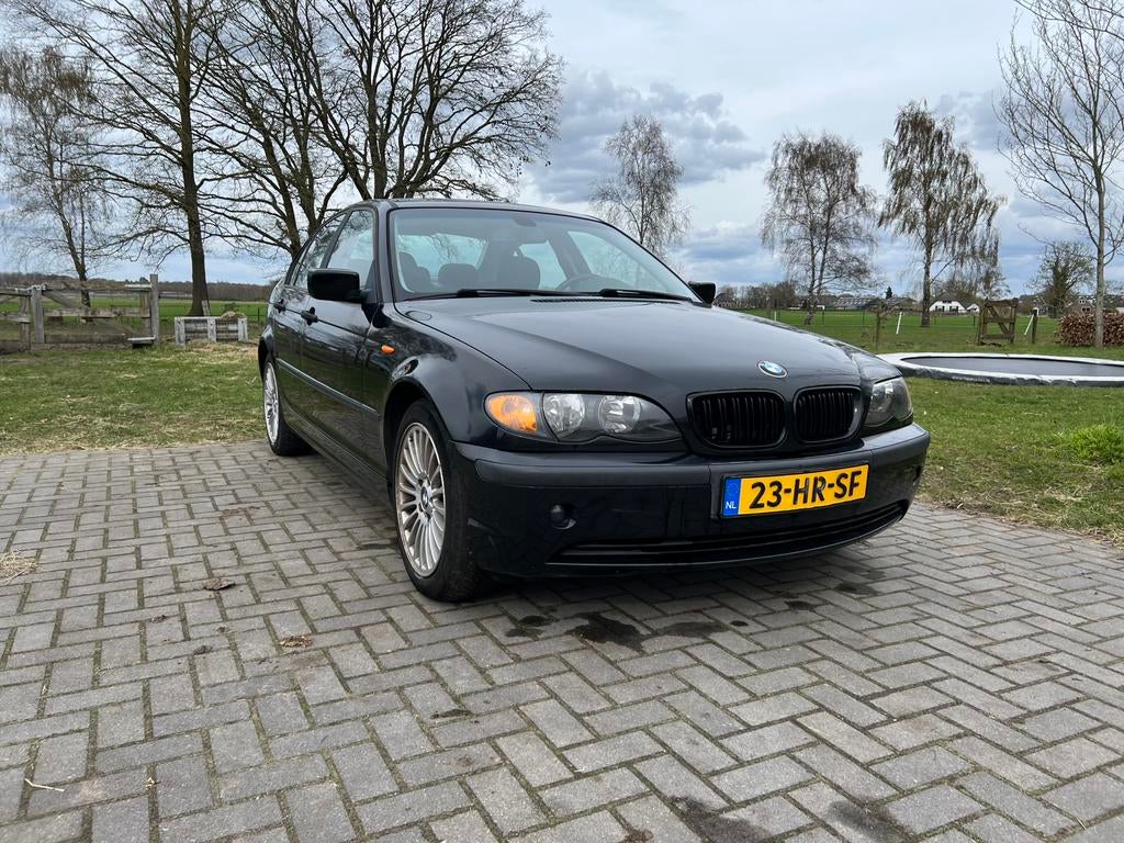 BMW 3-Serie 318i Opknapper, Onderdelen,  2.0 AUT 2001 Zwart, Automaat, 1995 cc, Leder en Stof, Zwart