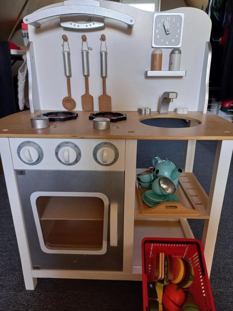 Keukentje, Ophalen, Gebruikt, Hout, Speelkeuken-accessoire