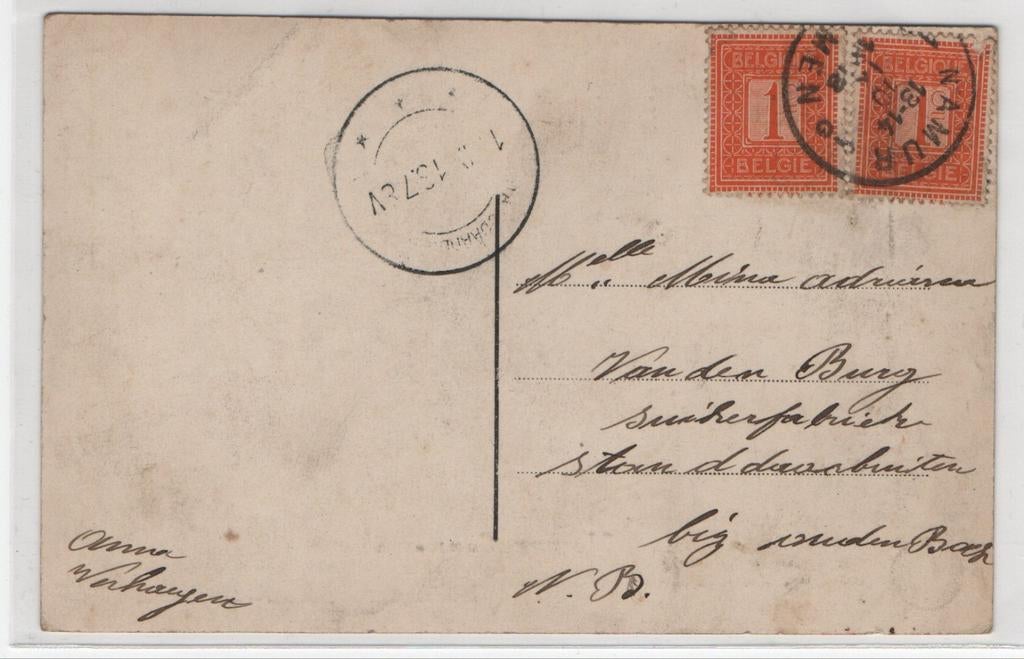 Panorama Namen/Namur - 1913 - België, Ophalen of Verzenden