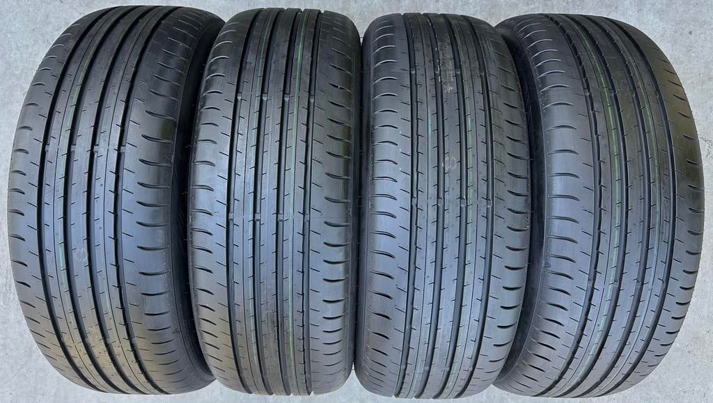4 Stuks Dunlop 225 55 18 Zomerbanden Inclusief Montage, 18 inch, Dunlop, 225/55 R18, Nieuw
