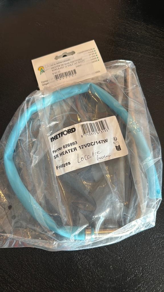 Thetford verwarmings element 12V / 147W, Ophalen of Verzenden, Nieuw