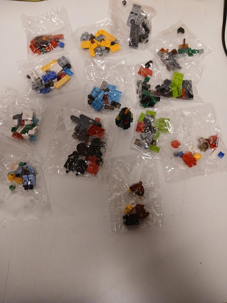 Lego city adventkalender 2020 onderdelen, 17 zakjes, Ophalen of Verzenden