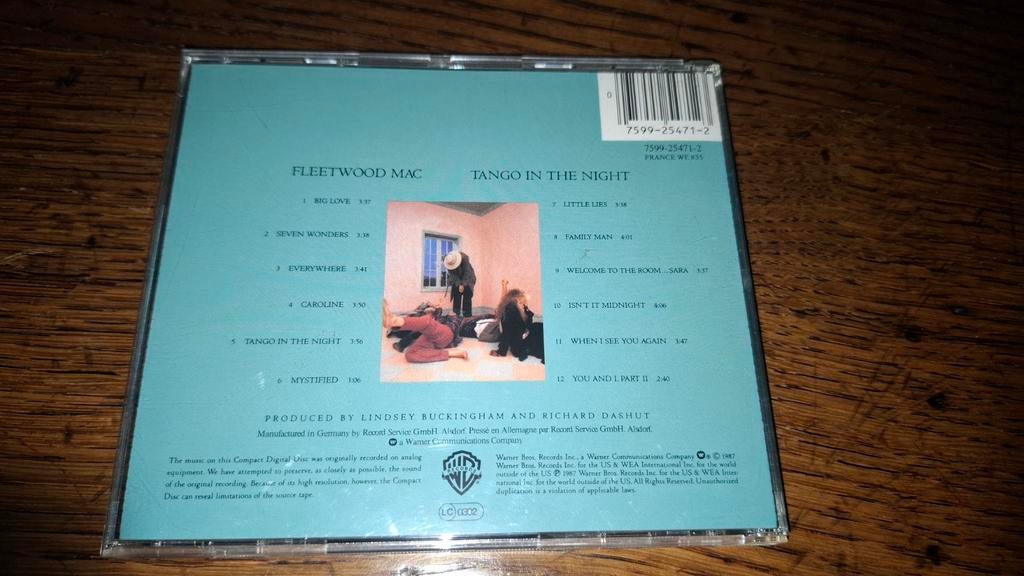 Fleetwood Mac - Tango In The Night CD, Ophalen of Verzenden, 1980 tot 2000, Zo goed als nieuw