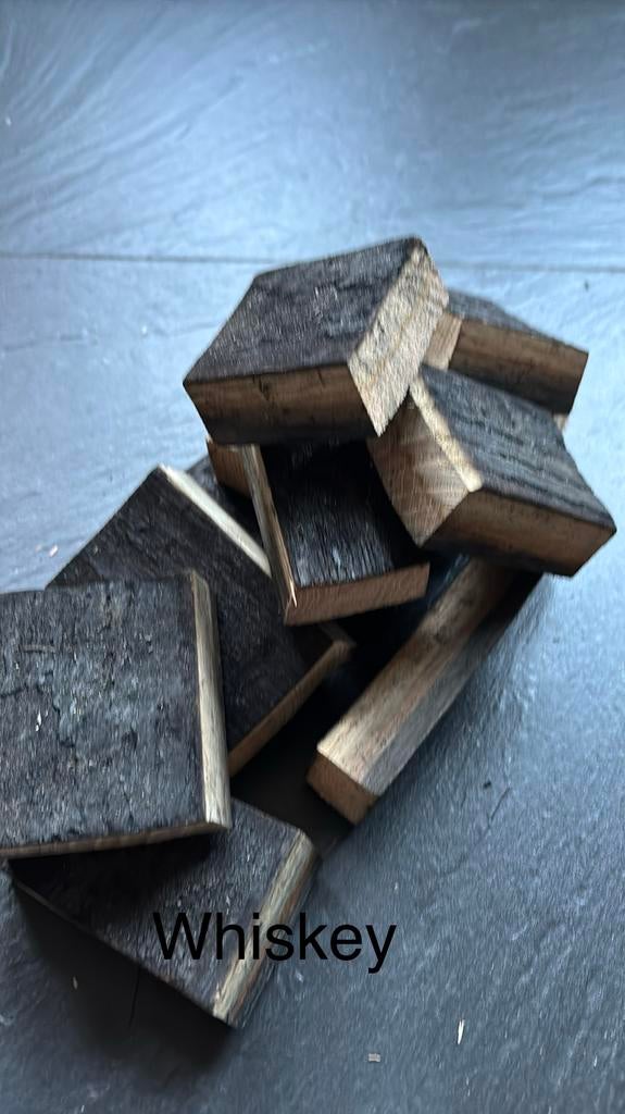 Whiskey rookhout chunks, Ophalen of Verzenden, Zo goed als nieuw
