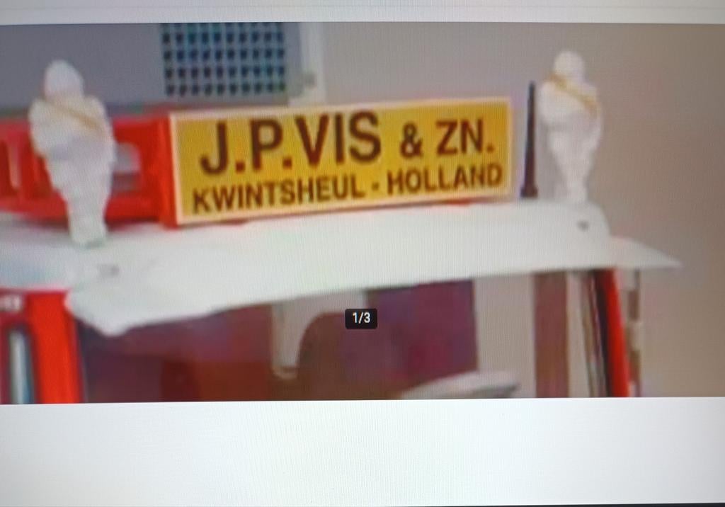 Gezocht Tekno Dakbordje J.P. VIS & ZN., Ophalen of Verzenden, Zo goed als nieuw, Bus of Vrachtwagen, Tekno