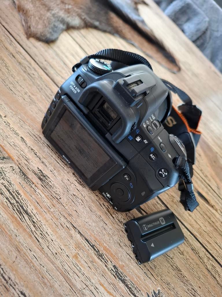 Sony a350 Spiegelreflexcamera met lens, Gebruikt, Spiegelreflex, Ophalen of Verzenden, 4 t/m 7 keer