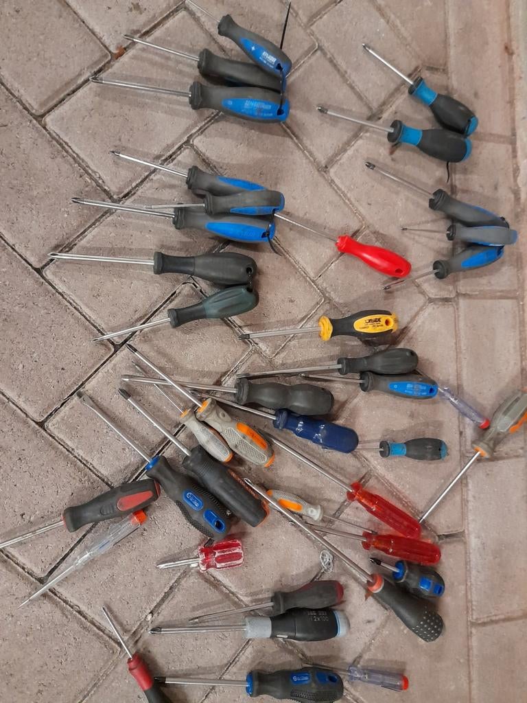 Partij schroevendraaiers, Doe-het-zelf en Verbouw, Gereedschap | Handgereedschap, Ophalen of Verzenden
