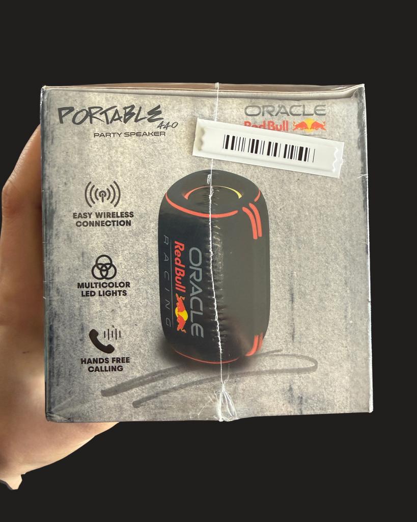 Red Bull Racing Draagbare Muziek Box - Nieuw in Doos, Overige typen, Nieuw, Minder dan 60 watt, Ophalen