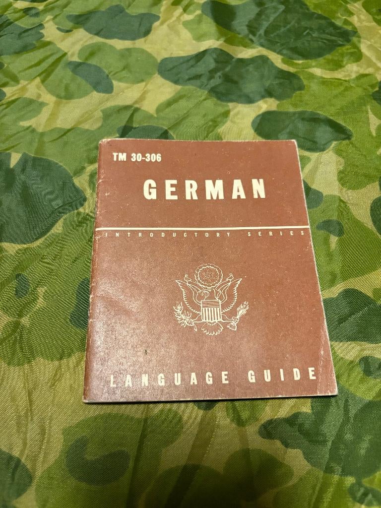 Tweede wereldoorlog US language guide german, Ophalen of Verzenden, Landmacht, Amerika, Overige typen