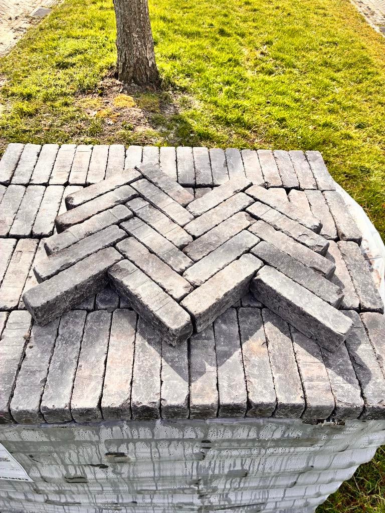 Wienerberger Waaltjes Getrommeld - 13 m², Tuin en Terras, Tegels en Klinkers, Ophalen, Gebruikt, Keramiek, Klinkers