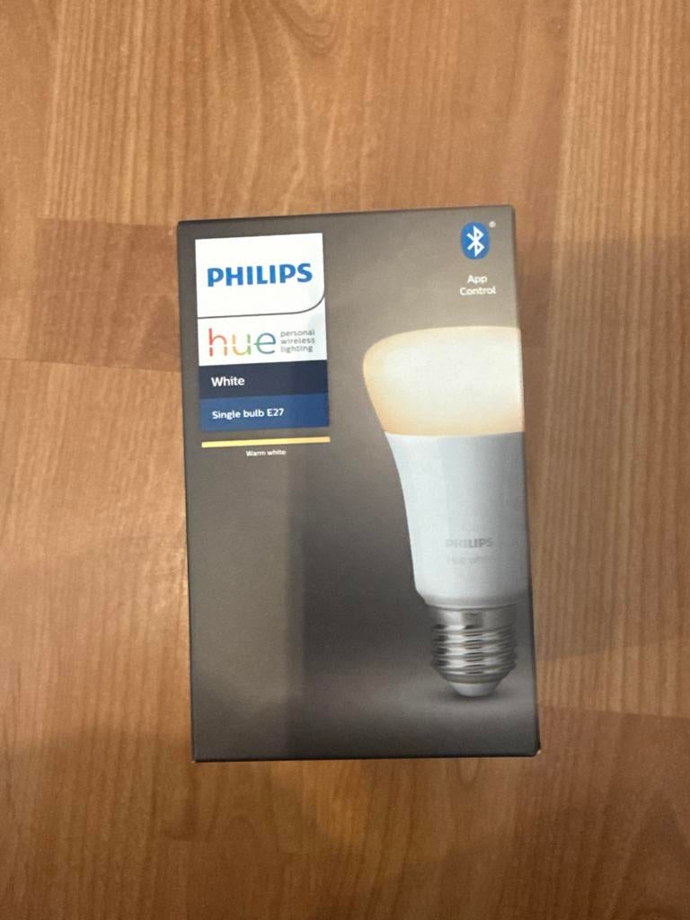 Philips Hue White E27 LED Lamp - Warm Wit, App Control, Ophalen, Nieuw