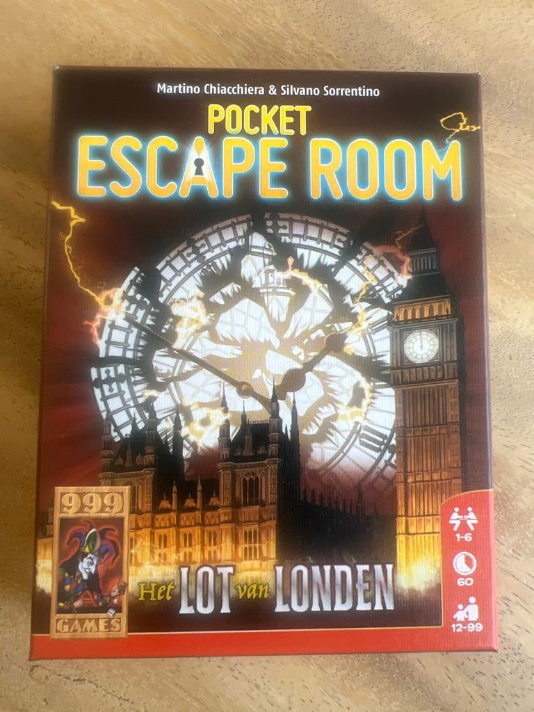 Pocket Escape Room: Het Lot van Londen, Een of twee spelers, Ophalen of Verzenden, Gebruikt