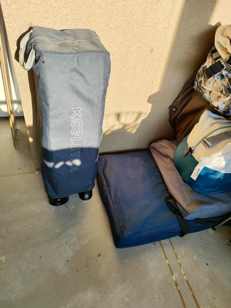 Koelstra campingbedje grijs incl extra matrasje Prénatal, Ophalen, Zo goed als nieuw, Reisbedje