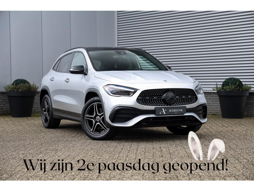 Mercedes-Benz GLA 250 e AMG Night Edition 218pk NAP|Pano|Mem, Lichtsensor, 71 km/l, SUV of Terreinwagen, Zilver of Grijs