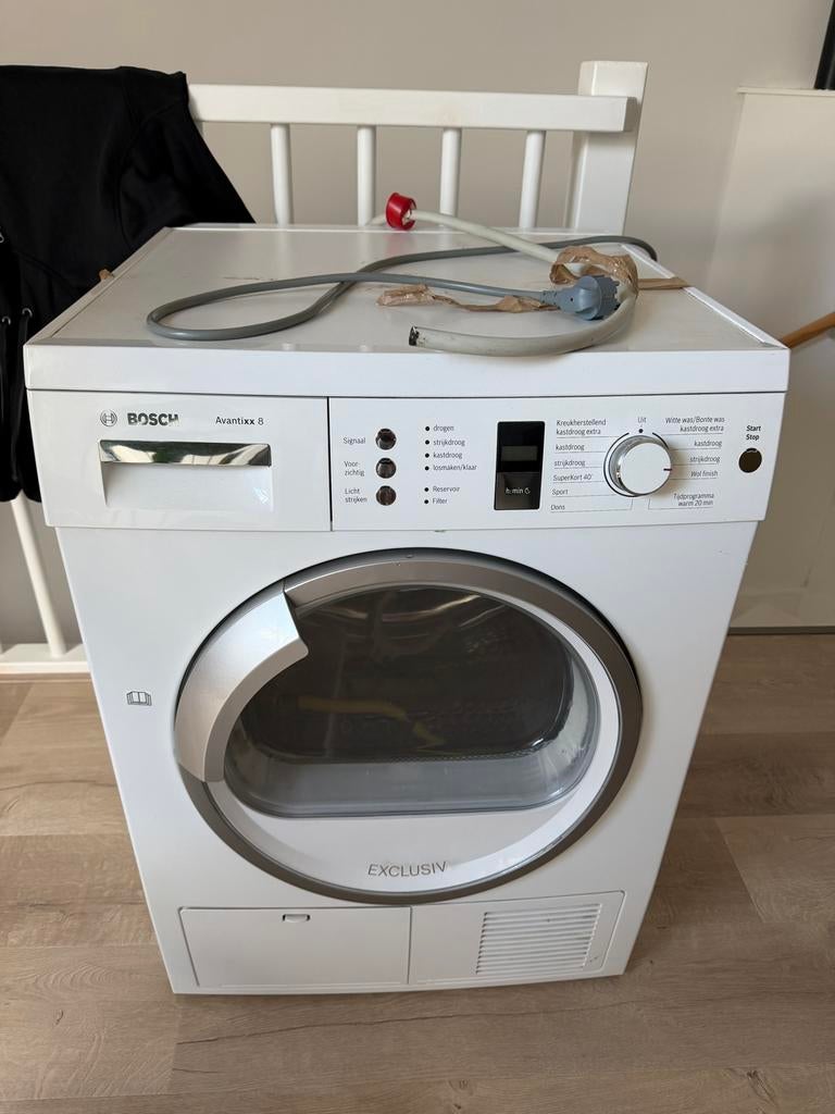 Bosch Avantixx 8 Exclusiv Droger, Witgoed en Apparatuur, Wasdrogers, Ophalen, Gebruikt, 8 tot 10 kg, Voorlader