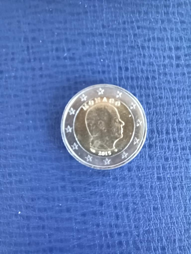 Monaco 2 Euro munt 2015 Prins Albert II, Ophalen of Verzenden, Monaco, 2 euro, Losse munt