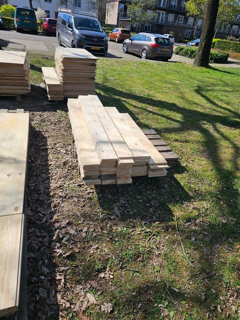 Grote partij nieuwe underlayment platen 18mm, Doe-het-zelf en Verbouw, Hout en Planken, Minder dan 25 mm, Nieuw, Ophalen of Verzenden