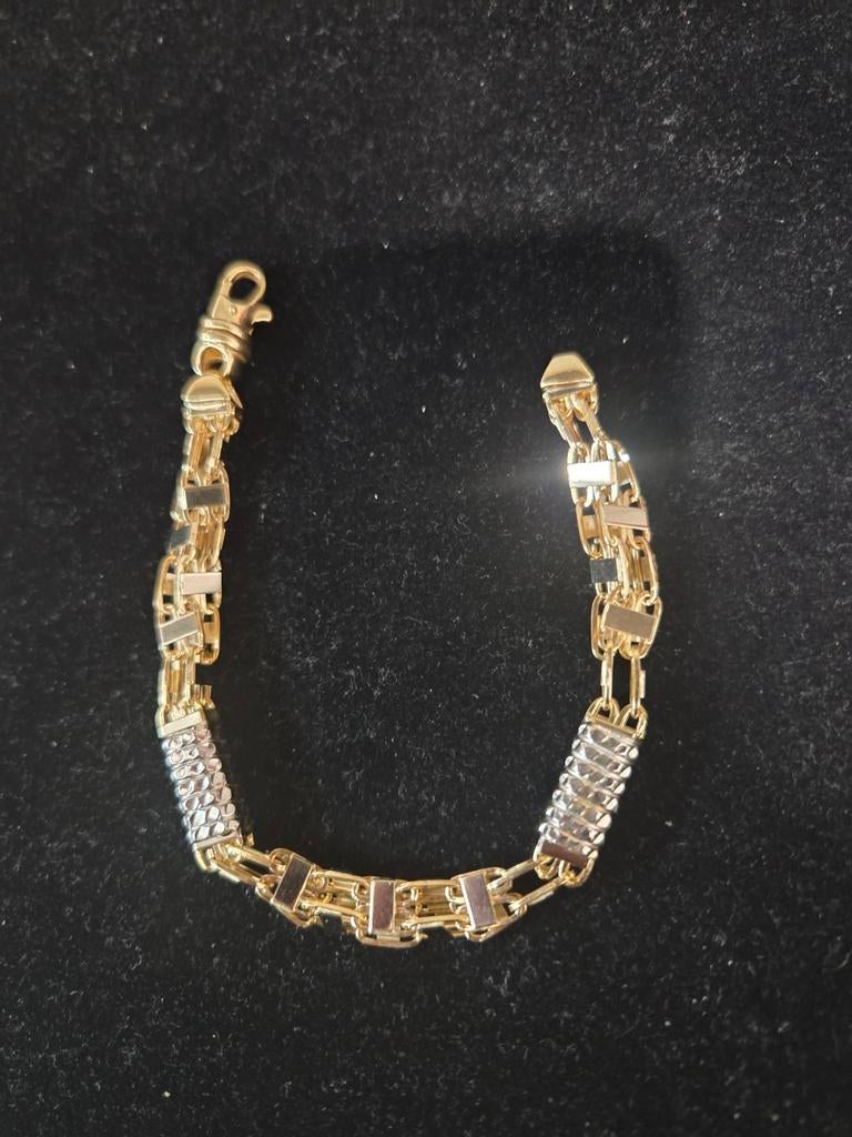 14 k gouden monte carlo armband 26,5 gram, Ophalen of Verzenden, Nieuw, Goud, Goud