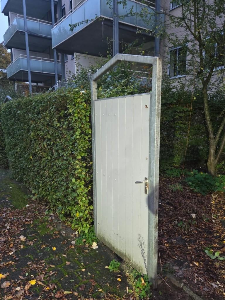 Poort tuinpoort looppoort schuttingdeur ( 457 ), Tuin en Terras, Tuinpoorten, Ophalen, Gebruikt, Nb, Nb