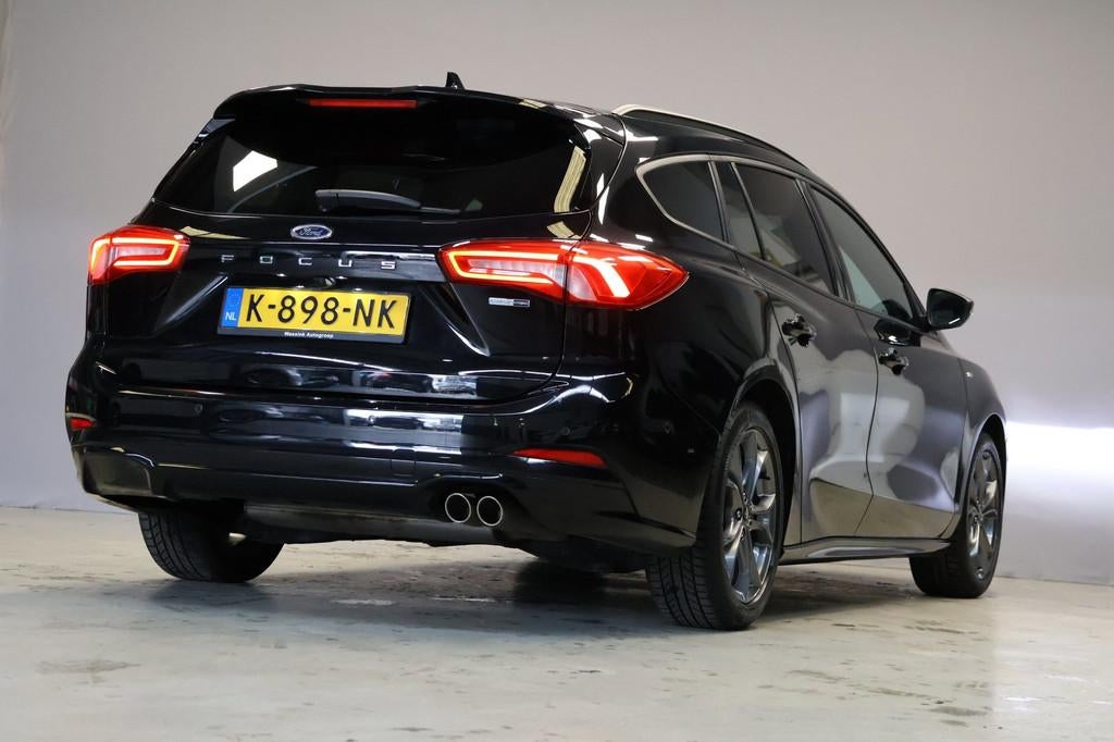 Ford Focus Wagon 1.0 EcoBoost Hybrid ST Line X Business |BO|, Stof, Gebruikt, Adaptive Cruise Control, Zwart