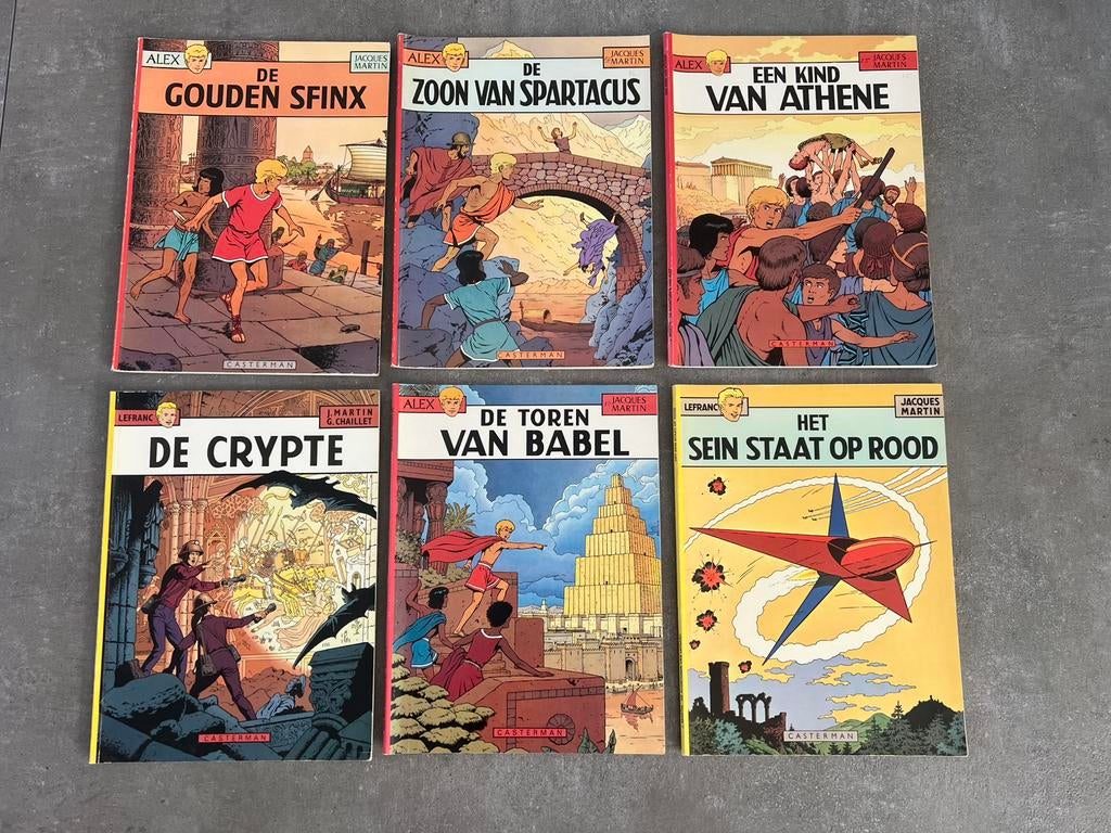 Jacques Martin Casterman stripboeken, Meerdere stripboeken, Ophalen, Zo goed als nieuw