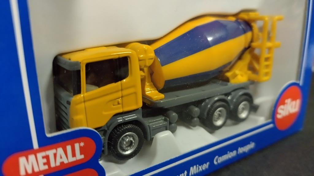 Scania betonmixer 1:87 H0 Siku 1896 Pol, Hobby en Vrije tijd, SIKU, Ophalen of Verzenden, Bus of Vrachtwagen, Schlittenbacherstrasse 60 Lüdenscheid