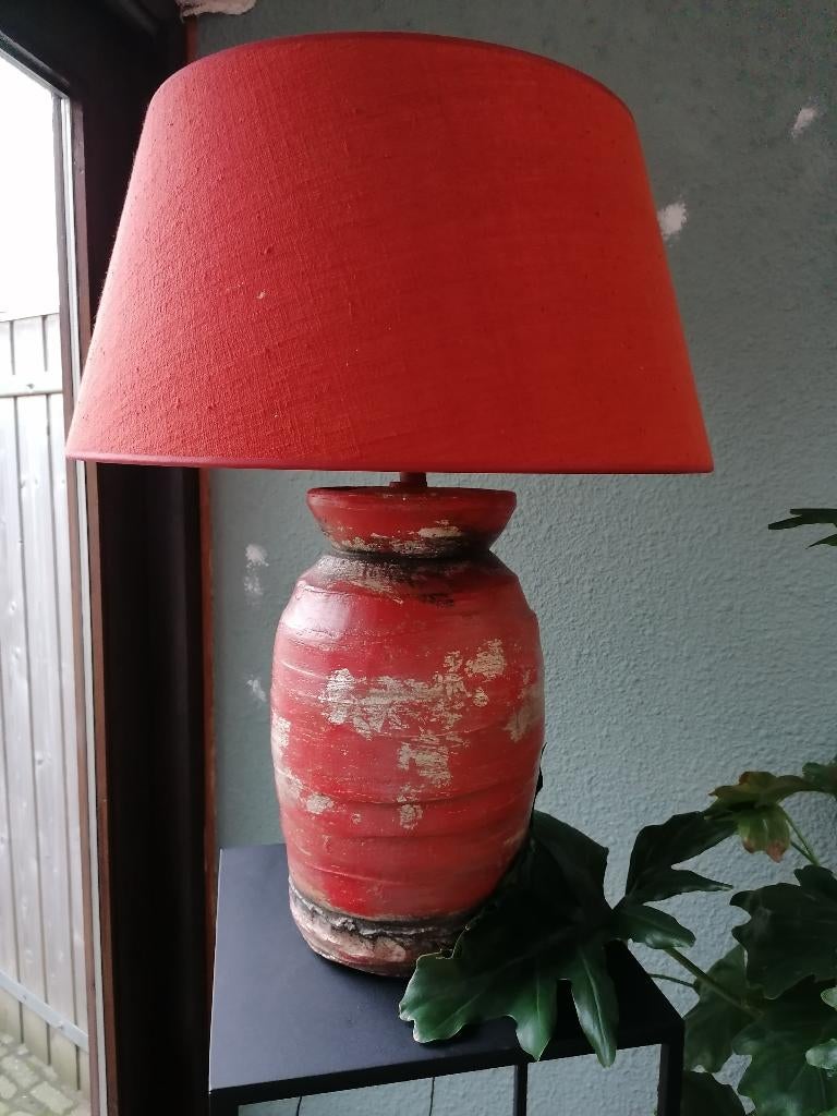 landelijke Kruiklamp lum, Huis en Inrichting, Ophalen of Verzenden, Gebruikt, Minder dan 50 cm