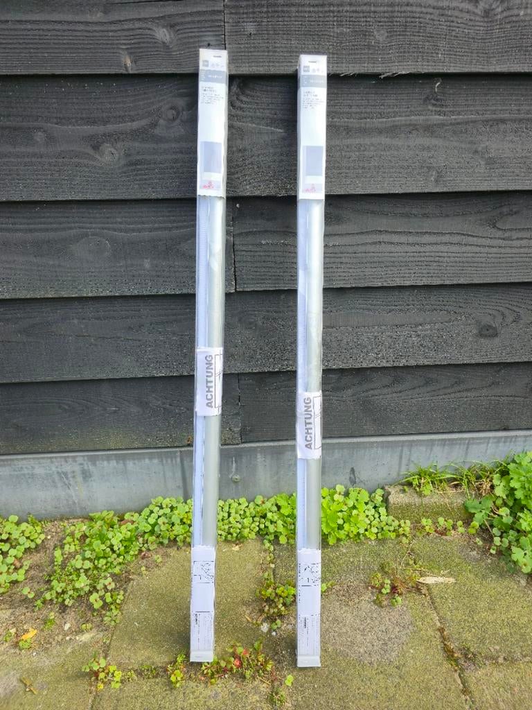 Rolgordijnen 80x175 cm, Huis en Inrichting, Stoffering | Gordijnen en Lamellen, Ophalen, Isolerend en verduisterend, Wit, Nieuw