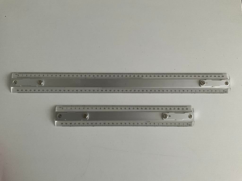 Set tekenmachine linialen, Ophalen, Zo goed als nieuw