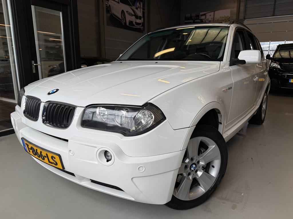 BMW X3 3.0i Navi, Cruise, Schuif kanteldak (bj 2005), Automaat, 232 pk, Gebruikt, Zwart