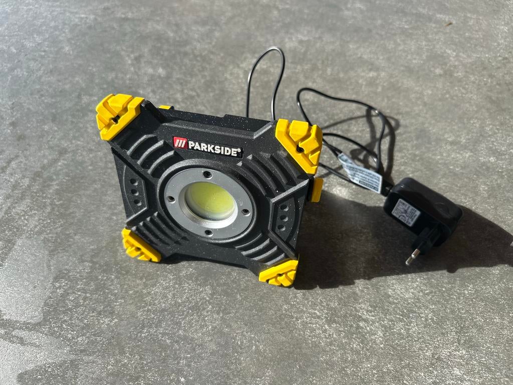 Parkside Accu Werklamp, Doe-het-zelf en Verbouw, Ophalen of Verzenden, Gebruikt, Minder dan 50 watt, Lamp