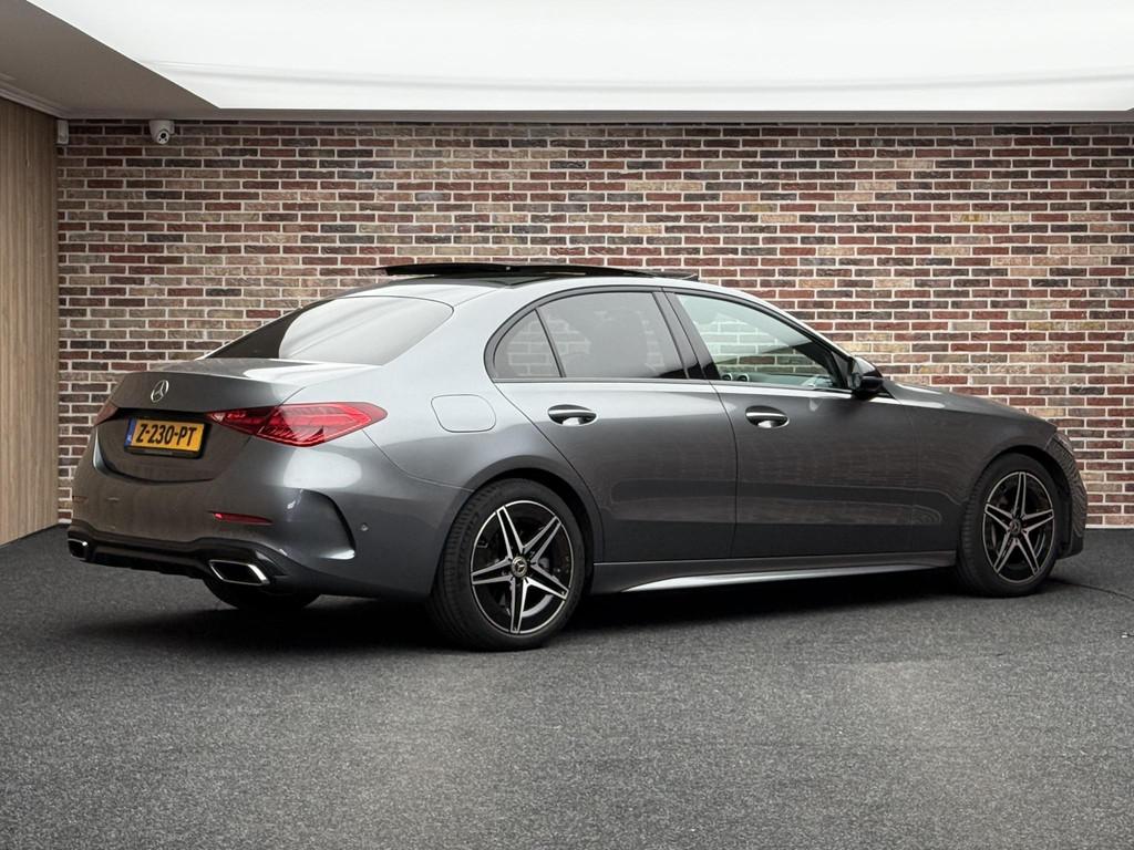 Mercedes-Benz C-klasse 200 AMG Line Panorama| Achteruitrijca, Automaat, Achterwielaandrijving, 4 cilinders, Parkeercamera