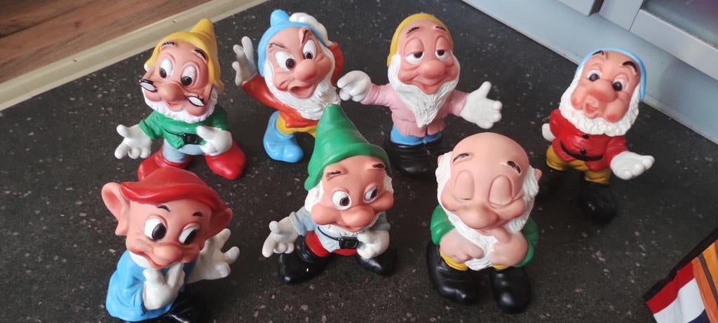 Vintage 7 Dwergen Ledra  jaren 60, Verzamelen, Poppetjes en Figuurtjes, Ophalen of Verzenden, Zo goed als nieuw