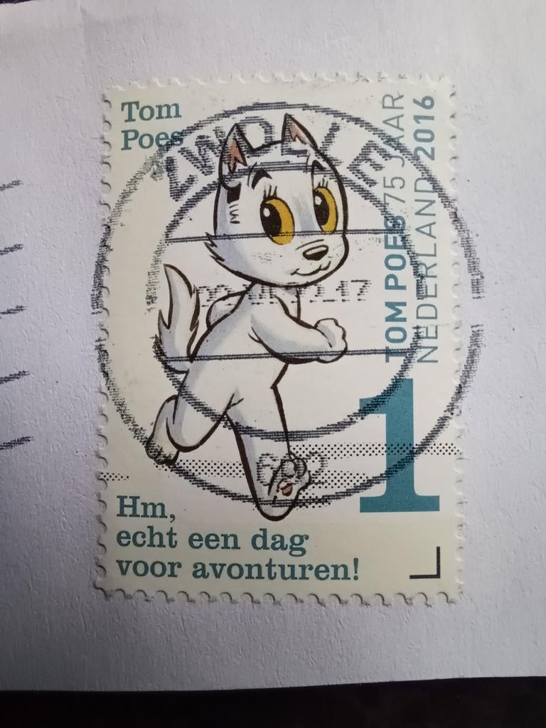 Nederlandse postzegel (219) Tom Poes, Ophalen, Na 1940, Gestempeld