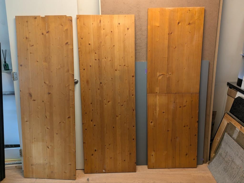 Grenen planken 60x175x3cm, Huis en Inrichting, Kasten | Kledingkasten, Gebruikt, Minder dan 100 cm, 50 tot 100 cm, 25 tot 50 cm