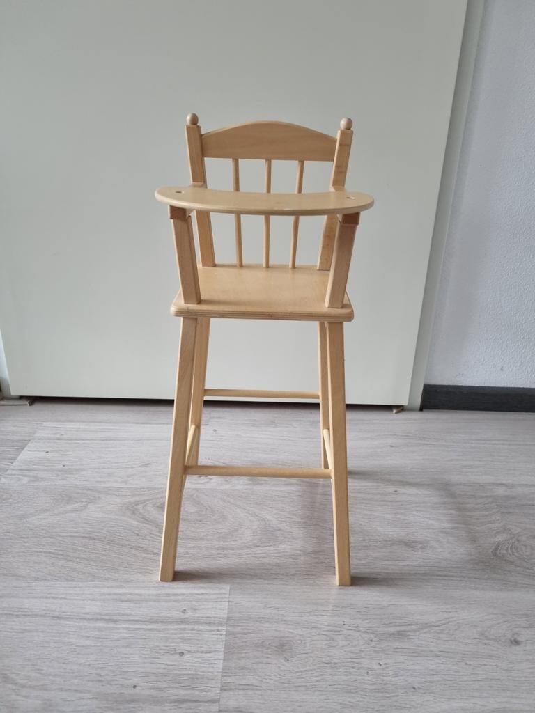 Houten poppenstoeltje - 55cm hoog - Zeer goede staat, Ophalen