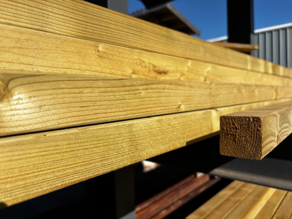 Tuinpaal, geimpregneerd,  360cm x 45x45mm  € 8,00 p/s, Ophalen, Nieuw, 250 cm of meer, Palen