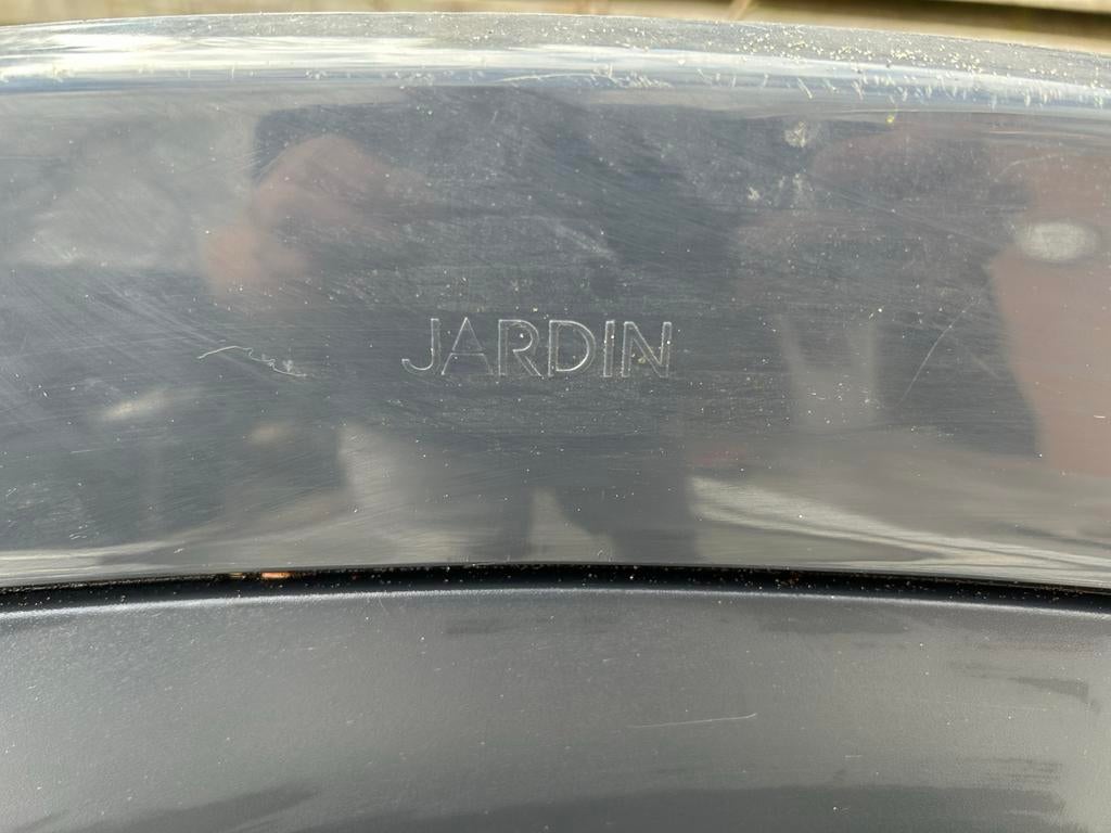 6 verstelbare Le Jardin tuinstoelen antraciet, Ophalen, Gebruikt, Kunststof, Verstelbaar