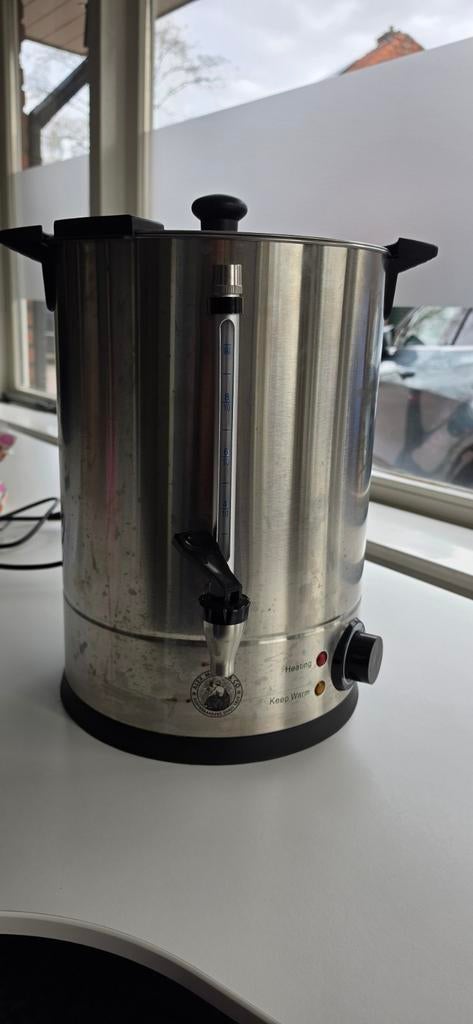 RVS Waterkoker/Glühwein Ketel met Tapkraan - 10 Liter, 2 liter of meer, Ophalen, Gebruikt, Rvs